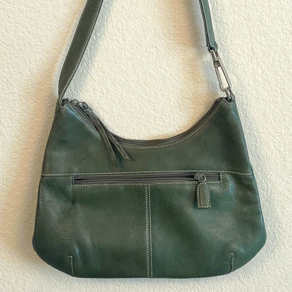 Tignanello Vintage Green Shoulder Bag